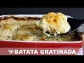 BATATA GRATINADA com molho branco - RECEITAS QUE AMO