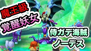 【星ドラ】魔王級覚醒妖女　侍ガデ海賊パーティ　ノーデス