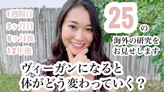 ヴィーガンになるとどうなるのか？海外の25の研究を元に科学的に解説！【ヴィーガン食生活による身体の変化】