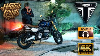 🔥Installing Heated Grips on Triumph Scrambler 1200 XE - ASMR Video🔥