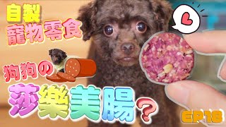 如何做寵物零食 鮮食 狗狗的莎樂美腸？Salami for Dogs