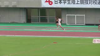 2021全日本インカレ 男子4×100mR予選 宮内→濱田→松井→本多