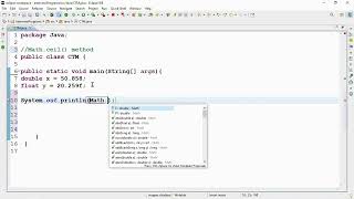 #Java #Math.Ceil( ) #Method