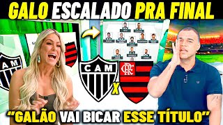 RENATA E DENILSON EMPOLGADOS COM GALO! '' GALO RUMO AO TRI'' FLAMENGO X ATLÉTICO-MG NOTICIAS DO GALO