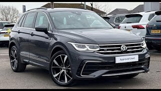 Approved Used Volkswagen Tiguan R-Line 2.0 TDI 150PS in Dolphin Grey | DF24KKD | Wrexham Volkswagen