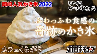 【おかざきかき氷街道2022】ふわっふわの練乳エスプーマがたまらない！『カフェくらがり』の奇跡のかき氷「HAKU」【岡崎市石原町】