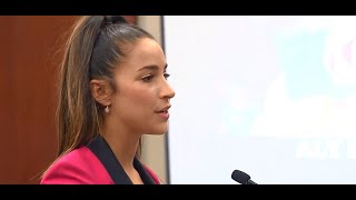 OLYMPIAN CONFRONTS ABUSER:  Olympic medalist Aly Raisman gives emotional witness statement in trial