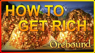 How To Get RICH and make Tons of GOLD Coin FAST in Orebound Game : EP03