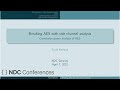 Breaking AES with side channel analysis - Turid Herland - NDC Security 2022