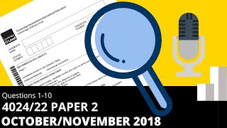 O-Level Math D November 2018 Paper 2 4024/22