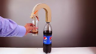 DIY How to Make Coca Cola Pepsi  Fountain Machine from Cardboard