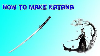 How to make katana with iron plate || India