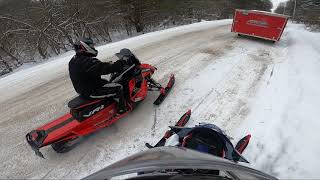 Snowmobiling the Tug Hill - 12/28/22 - XCR 650 - Indy VR1 850 Boost -