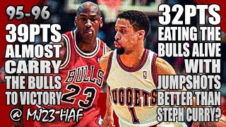 Michael Jordan vs Mahmoud Abdul-Rauf Highlights (1996.02.04)-71pts All!RAUF BETTER THAN STEPH CURRY?