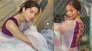 Actress Vedhika HOT Looks In Saree | Daily Culture