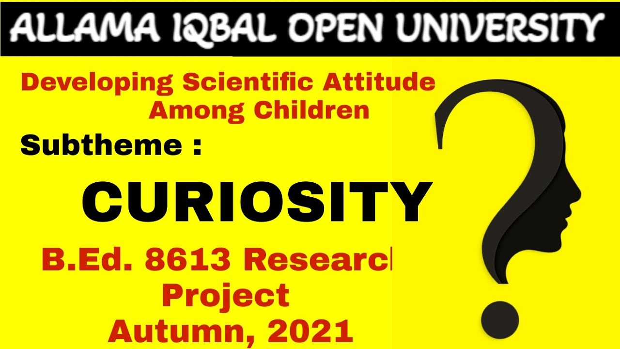 AIOU B.Ed. 8613 Solved Research Project Autumn, 2021-Sub-theme ...