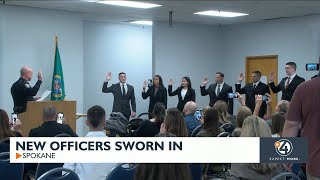 New officers sworn into Spokane Police Department