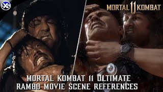 Mortal Kombat 11 Ultimate - Rambo Movie Scene References