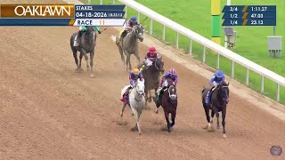 2026 Oaklawn Park Handicap (G2) Full Race Replay - April 18 - White Abarrio
