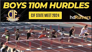 2024 TF - CIF State Meet - Boys 110 M Hurdles Championship - Myles McFarland 13.69!