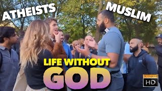 Life without God Mohammed Hijab Vs Atheists | Speakers Corner | Hyde Park