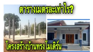 โครงสร้าง ตรม ละกี่บาท?@Pipatbuilderudontani