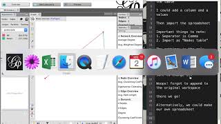 adding attributes to a network in gephi