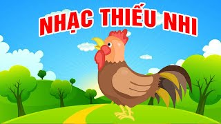 NHẠC THIẾU NHI ĐÀN GÀ CON ♫ Đi lang thang trong sân có con gà có con gà ♫