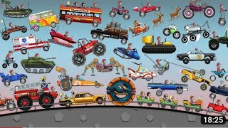 hill climb racing all vehicles unlocked and fully upgraded video part - 2