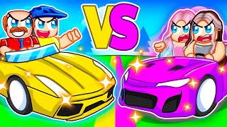 BOYS vs GIRLS FASTEST CAR in Roblox!