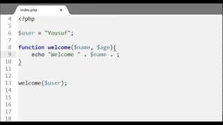 PHP MySQL Bangla Tutorial Part - 11 - Function with arguments