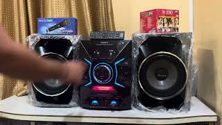 SONY MHC-GZX33D MUSIC SYSTEM PRICE 23,000/- AVAILABLE 9892169422.#sonyelectronics #dj