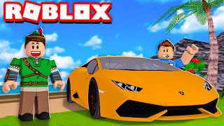 COMPRAMOS CARROS NOVOS E APOSTAMOS CORRIDAS NO ROBLOX!! (Vehicle Simulator 🚗)