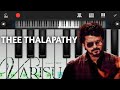Thee Thalapathy song in piano | Varisu | walk band | melophile