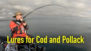 Kayak Sea Fishing UK - Lure Fishing For Cod and Pollack at Beadnell in Northumberland