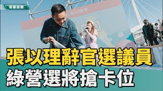 辭官選議員｜張以理辭官獲准選左楠議員 綠營選將搶卡位