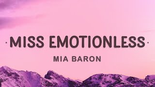 Mia Baron - Miss Emotionless (Lyrics)