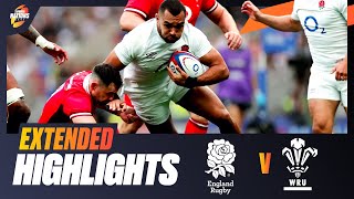 SIX YELLOW & ONE RED CARD 😮 | England v Wales | Extended Highlights | Summer Nations Series