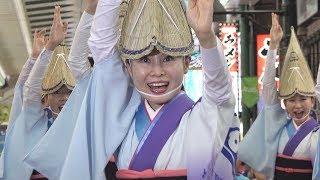 組踊りから皆さんご一緒に！「湘南なぎさ連」②  第33回かわさき阿波おどり（2018.10.6）