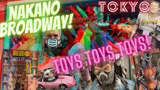 Toy Shopping in NAKANO BROADWAY Tokyo! Vintage and Modern Figure Shopping Mall in JAPAN.