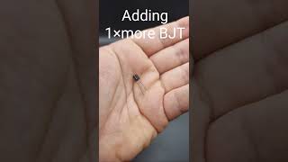 Simplest switch with touch #shorts #short #transistor #dcmotor