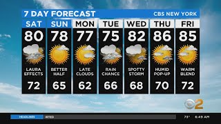 New York Weather: CBS2's 8/29 Saturday Afternoon Forecast