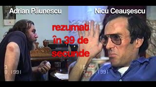 Nicu Ceaușescu - Adrian Păunescu (rezumat) • Andrei Păunescu îi filmează în pușcăria Jilava, 1991