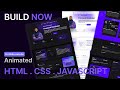 Create an Animated Portfolio Website with HTML, CSS, JavaScript & GSAP | Light & Dark Mode