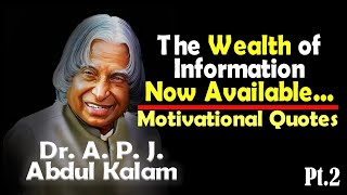BEST Inspirational & Motivational Quotes by APJ Abdul Kalam P2 | Missile Man of India | Wise Legend