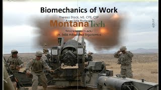 The biomechanics of work