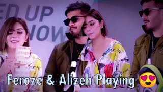 Feroze Khan and Alizeh Shah Playing Game 😍 #FerozeKhan #Alizehshah #pakistanidrama