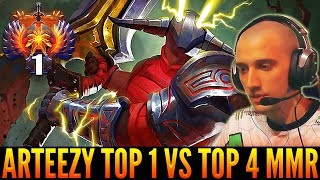 ARTEEZY Shows How To Play SVEN Like a God | TOP 1 MMR vs TOP 4 MMR Incredible Game | Dota