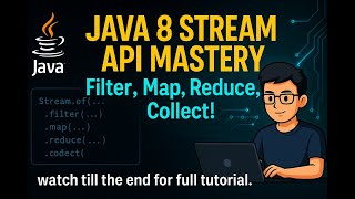 Java 8 Stream API 🔥 Full Tutorial | Filter, Map, Reduce, Collect, Match Explained with Examples