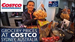 GROCERY PRICES AT COSTCO 2022  IN SYDNEY, AUSTRALIA | Cost of living in Australia